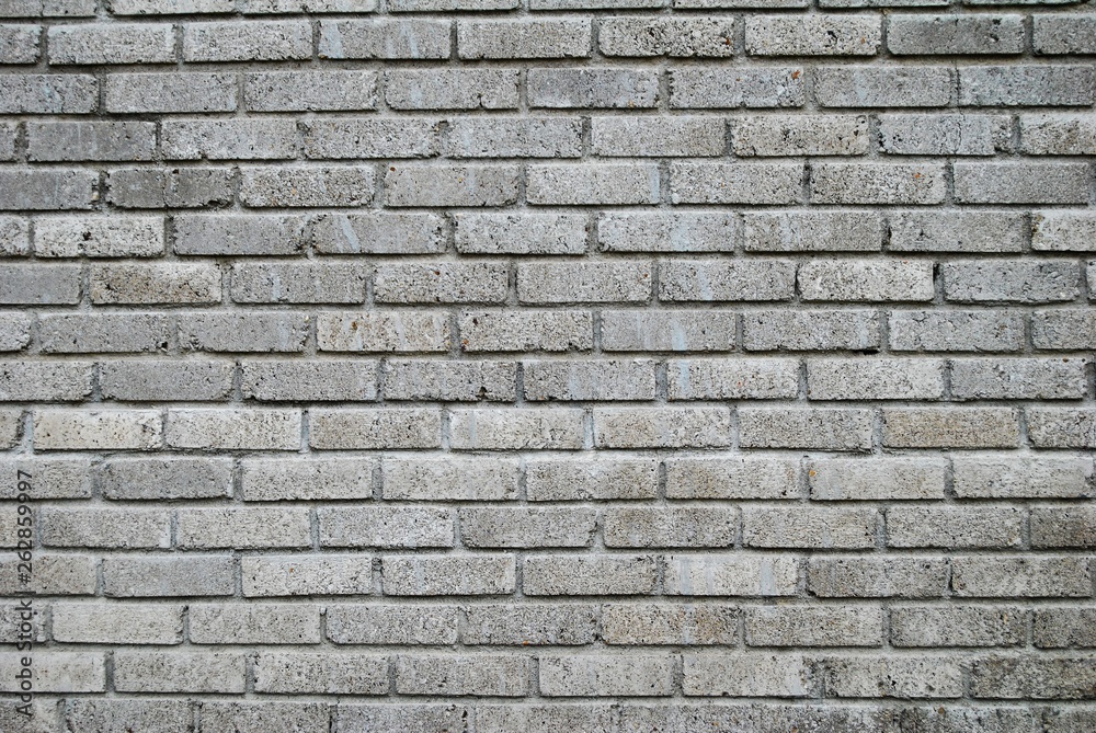 White washed brick wall 