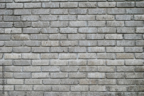 White washed brick wall 