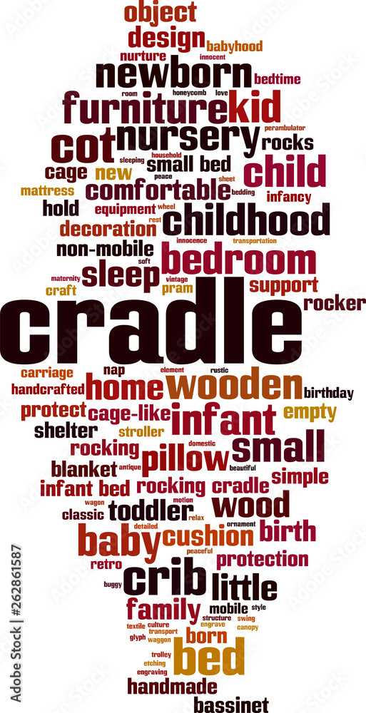 Cradle word cloud