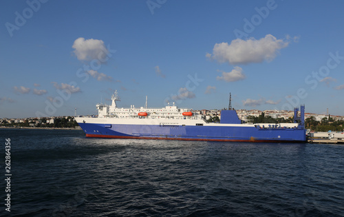 Roro Ship in Port