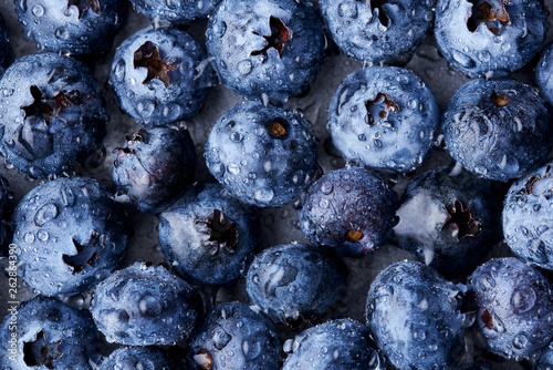 Blueberry background.