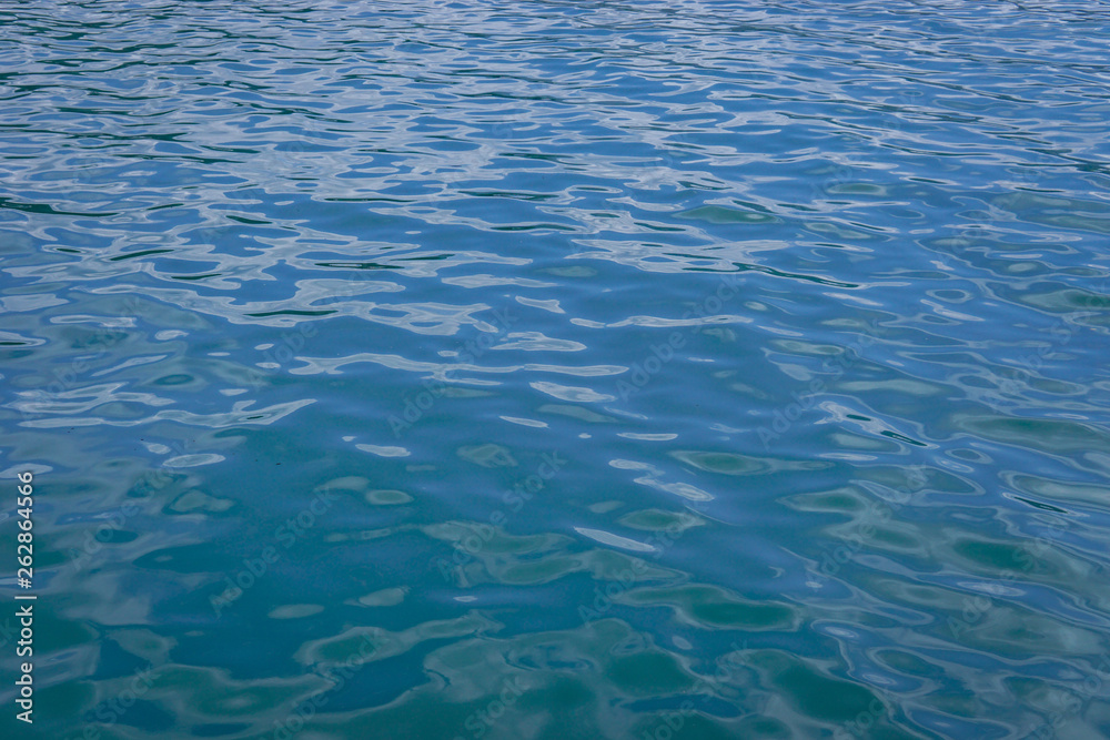 surface of blue water