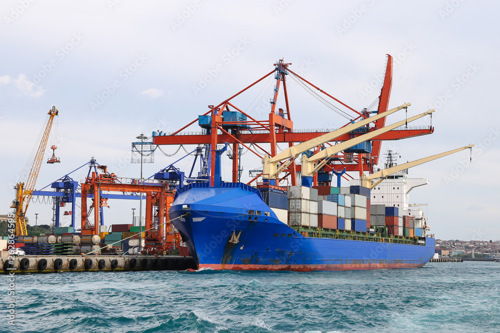 Fototapeta premium Container Ship in port