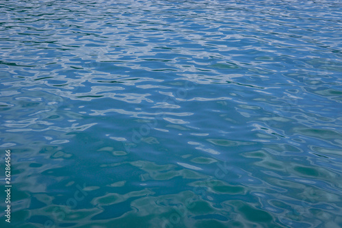 surface of blue water