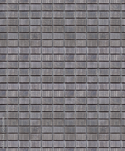 Modern wall grid pattern seamless. Vertical lines within the grid pattern concrete.