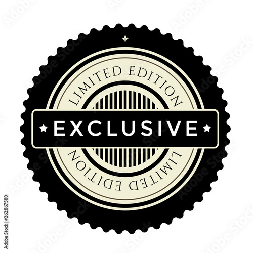 Vintage badge. Premium design element. Limited edition vector