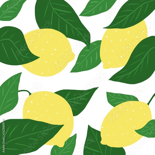 lemon and leaves