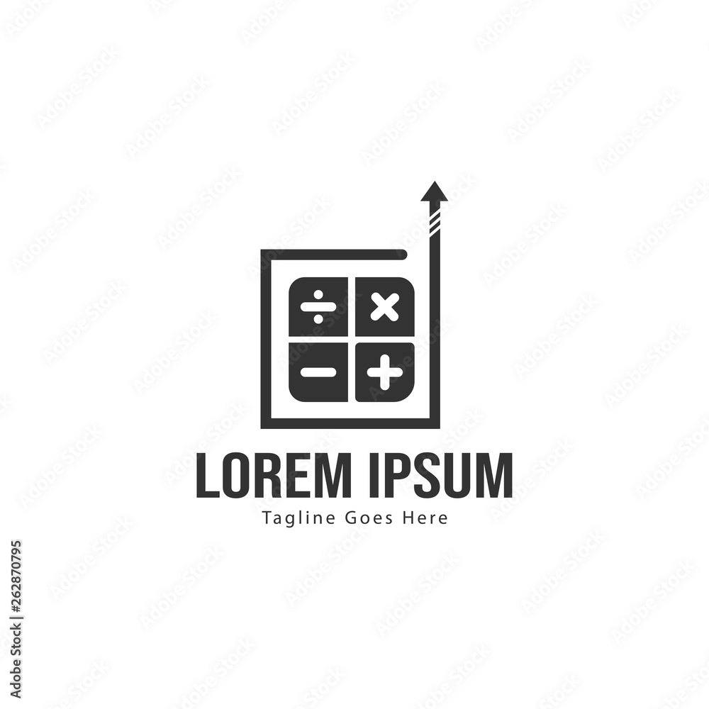 Finance logo template design. Finance logo with modern frame isolated on white background Finance logo template design. Finance logo with modern frame isolated on white background