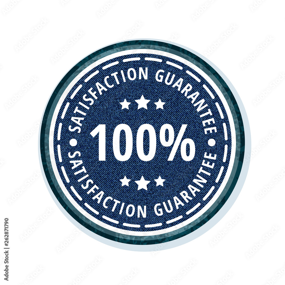 100% Guarantee label illustration