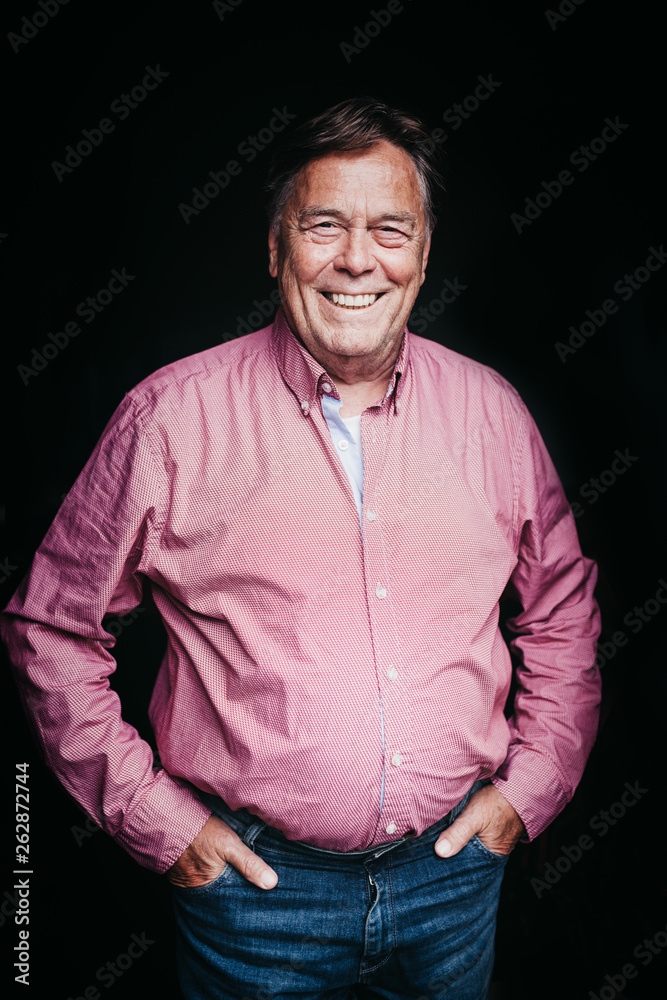 Portrait of a smiling older man Portrait of a smiling older man