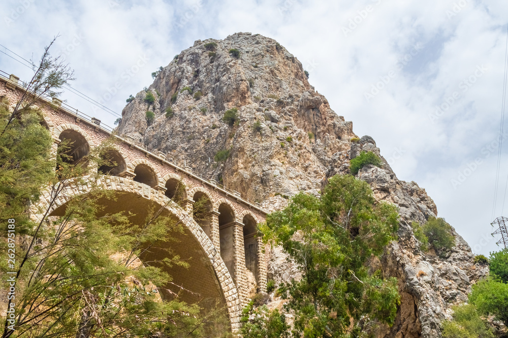 Caminito del Rey bridge, near Malaga, Spain