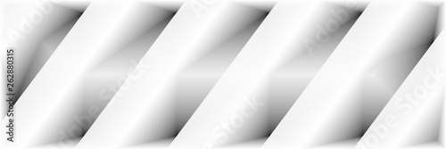 Digital art, abstract black & white 3D objects, Germany