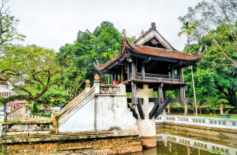One Pillar Pagoda in Hanoi, Vietnam One Pillar Pagoda in Hanoi, Vietnam