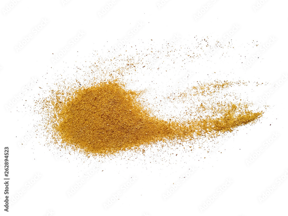 Wood powder or Wood sawdust. Wood powder on white background. Wood sawdust isolated on white background. Wood powder or Wood sawdust. Wood powder on white background. Wood sawdust isolated on white background.