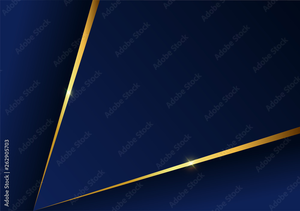 Abstract polygonal pattern luxury golden line with dark blue template background. premium style for poster, cover, print, artwork. Vector illustration Abstract polygonal pattern luxury golden line with dark blue template background. premium style for poster, cover, print, artwork. Vector illustration