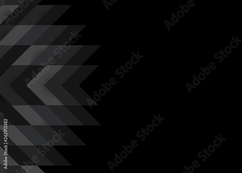 Black 3D modern background design