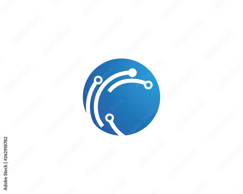 circuit technology logo vector circuit technology logo vector