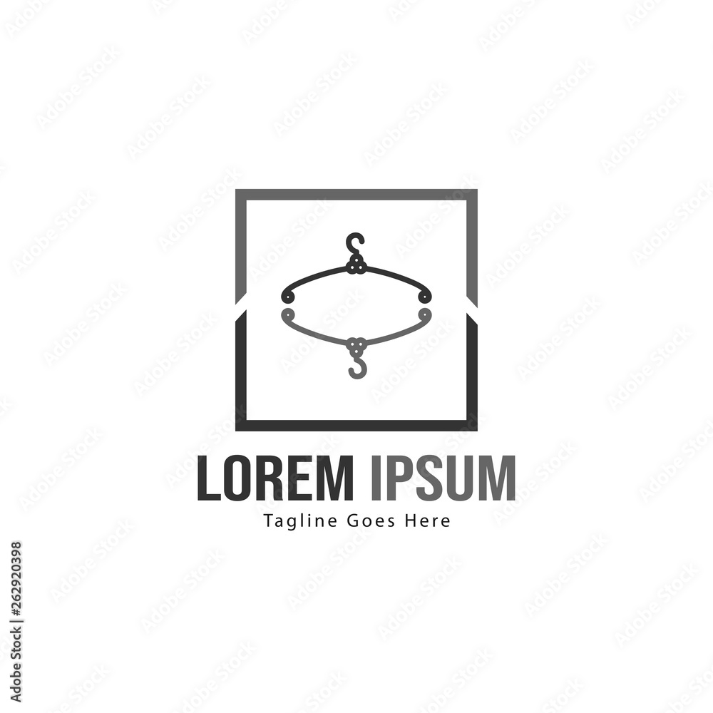Fashion logo template design. Fashion logo with modern frame isolated on white background Fashion logo template design. Fashion logo with modern frame isolated on white background