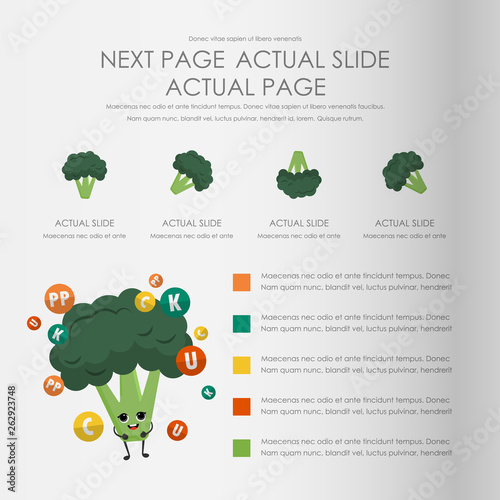 Brochure cover used in marketing and advertising