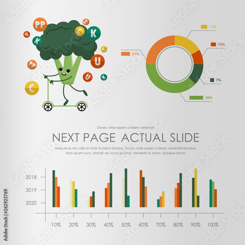 Brochure cover used in marketing and advertising