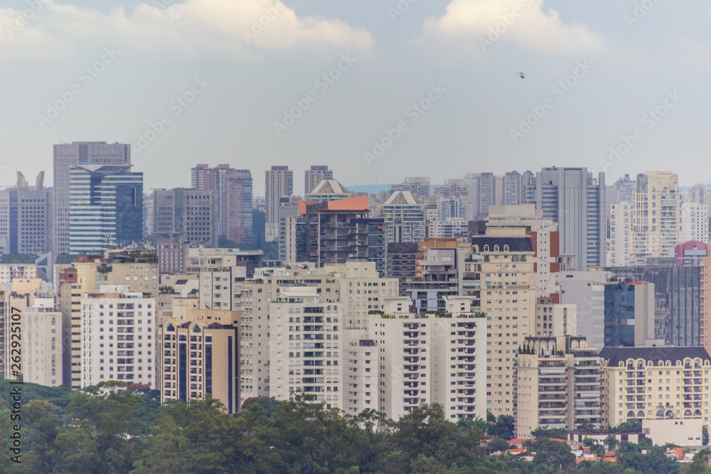 Buildings of the city center of sao paulo
