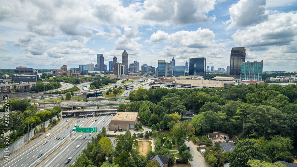 Obraz premium atlanta georgia city skyline
