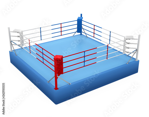 Boxing Ring Isolated