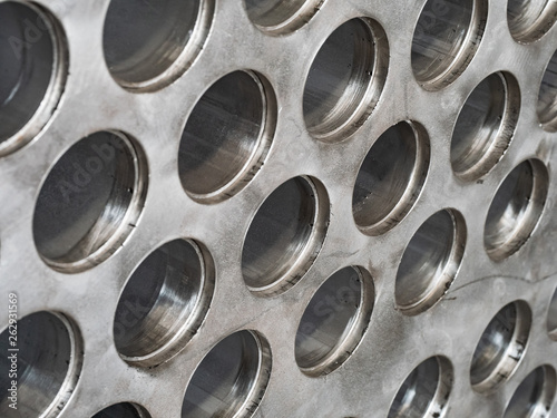 Detail of industrial heat exchanger