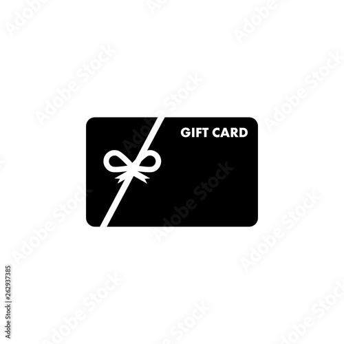 Gift card graphic design template vector isolated