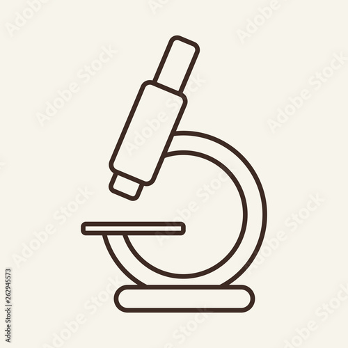 Criminalistics line icon