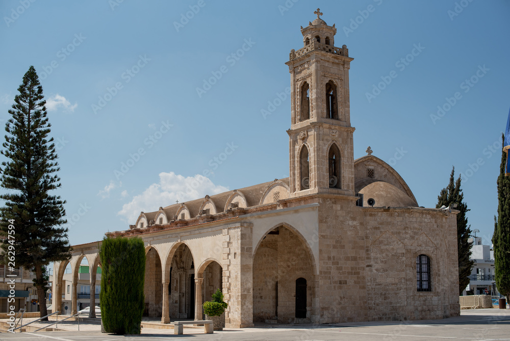Old church of St. George, Paralimni, Cyprus. 