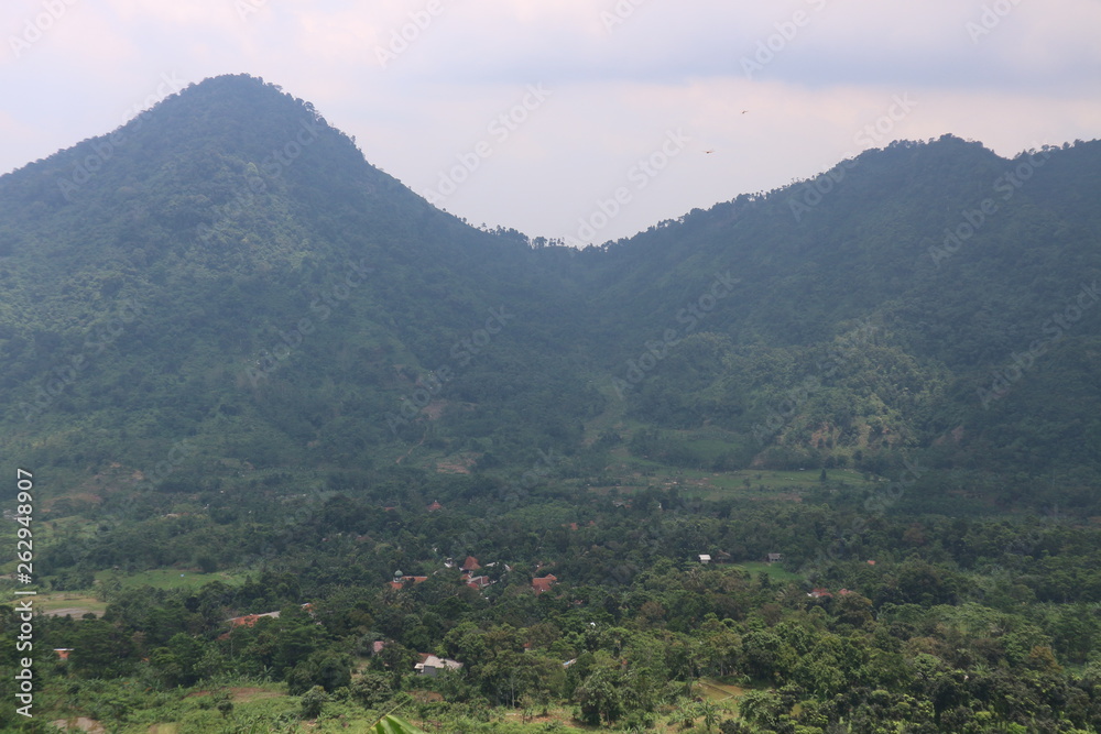 Fototapeta premium Panoramic view of the mountains