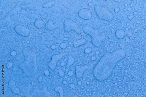 Wallpaper Mural water drops on blue Torontodigital.ca