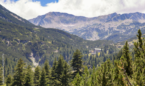 Mountain landscape in summer. Pirin mountains, Bulgaria.