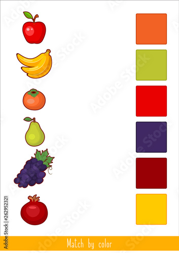 Educational children game. Toddlers activity.
