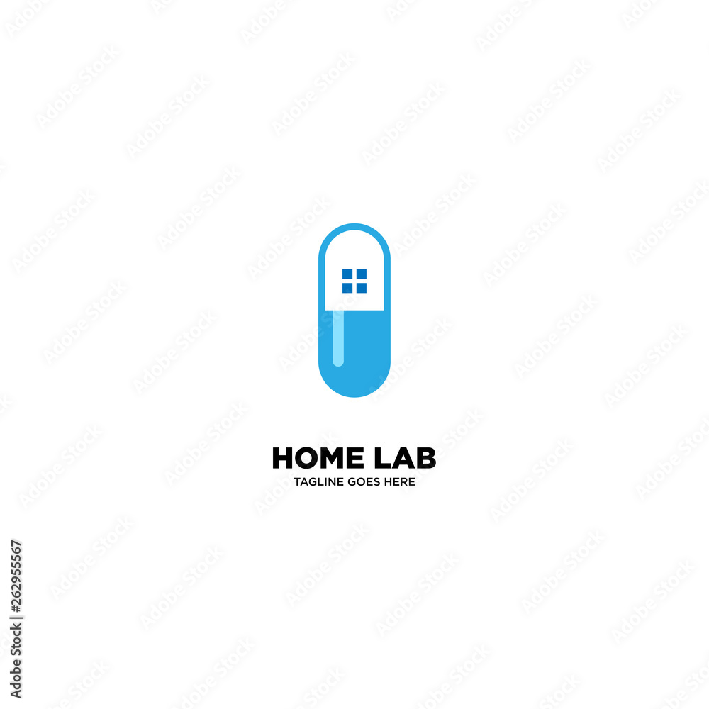 Home Lab logo template, vector illustration - Vector Home Lab logo template, vector illustration - Vector