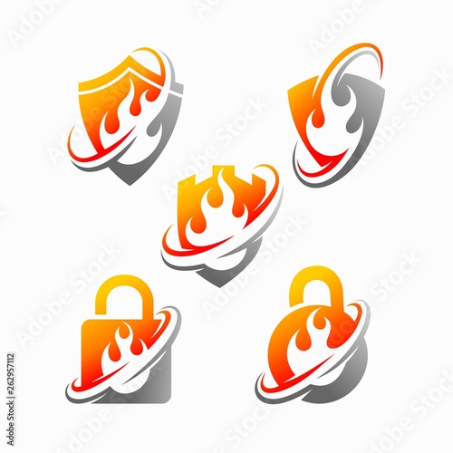 Fire logo collection