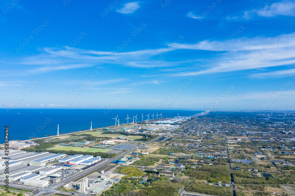 工業地帯 空撮 Stock 写真 | Adobe Stock
