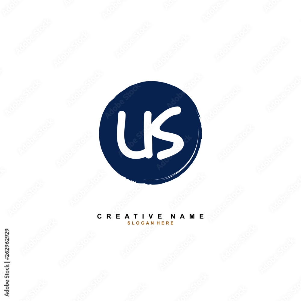 U S US Initial abstract logo template vector U S US Initial abstract logo template vector