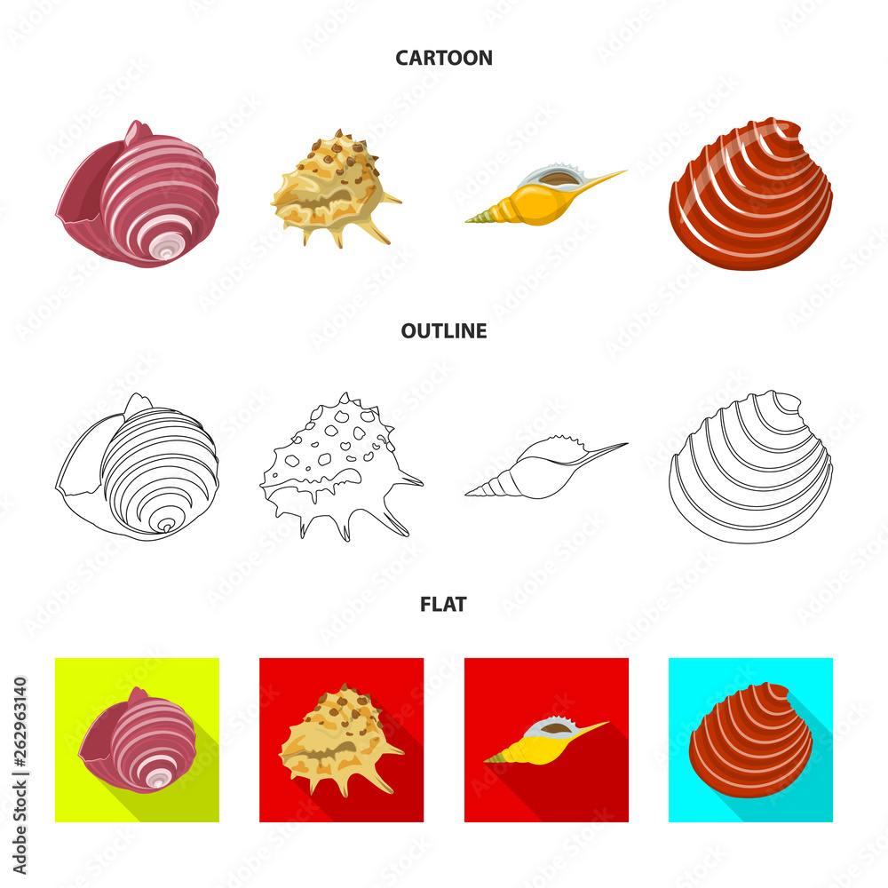Vector design of animal and decoration logo. Collection of animal and ocean stock symbol for web. Vector design of animal and decoration logo. Collection of animal and ocean stock symbol for web.