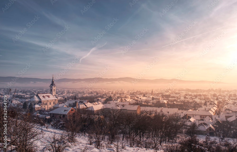 Beautiful nature in winter / Bela Crkva / Serbia