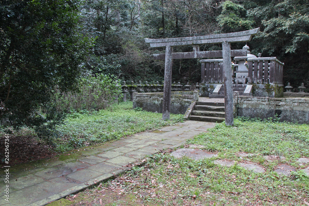 Shinto temple (Gesshô-ji) in Matsue (Japan)