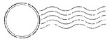 Imprint of a postage stamps cancellation seal
