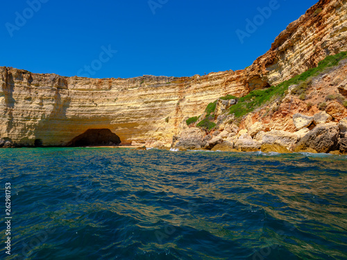 Cliffs seen from the boat