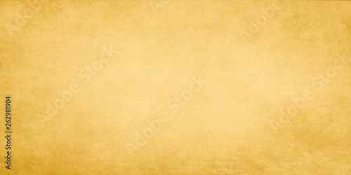 Gold wide grunge vintage paper.