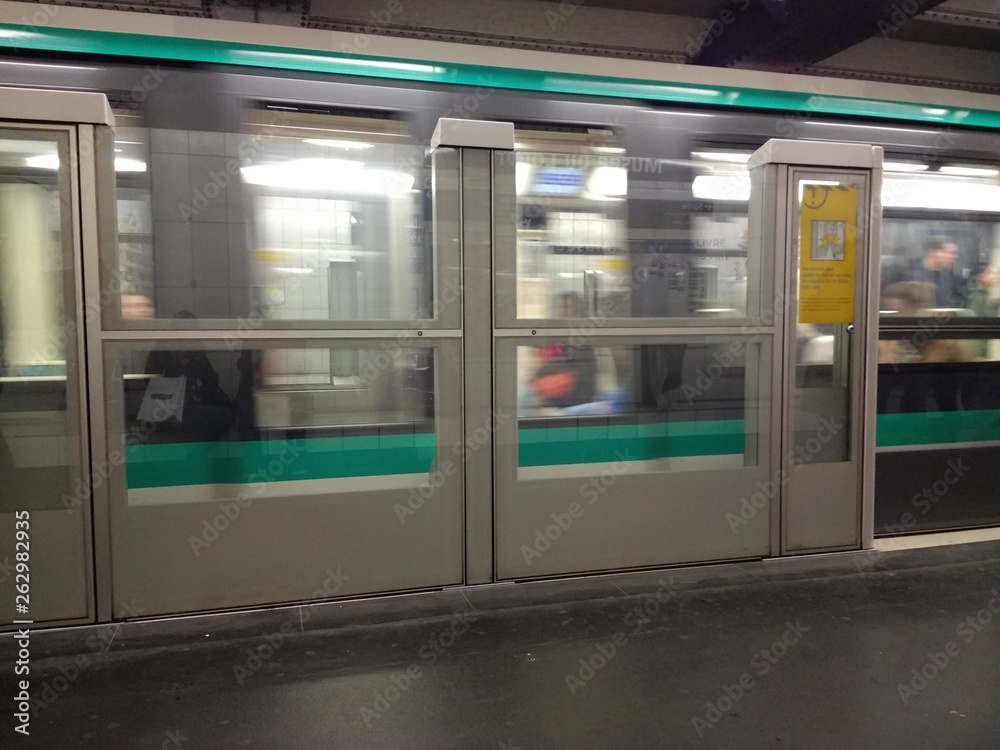 Fototapeta premium metro paris