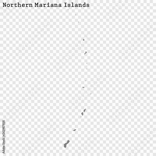 Cuadro en lienzo High Quality map state of United States