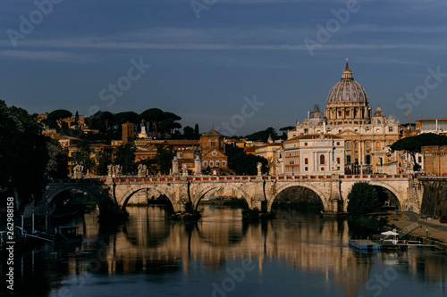 ROME, ITALY - 12 SEPTEMBER 2018: St. Peter's Basilica in Vatican city