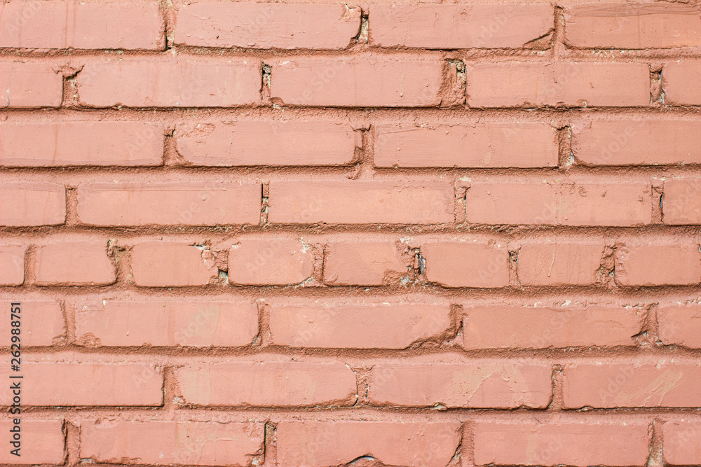 Obraz premium old red brick wall background