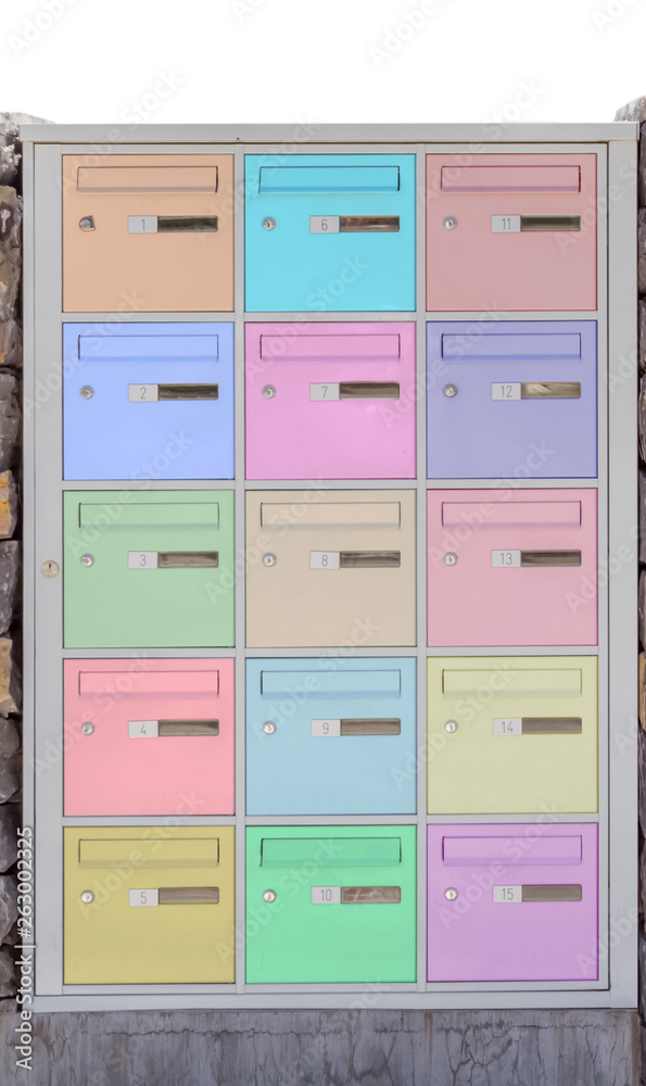 Boîtes aux lettres couleurs Boîtes aux lettres couleurs